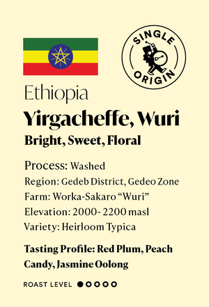 Ethiopia Yirgacheffe Wuri (Washed)