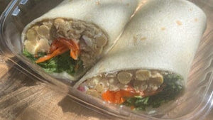 Smash Chickpea Wrap